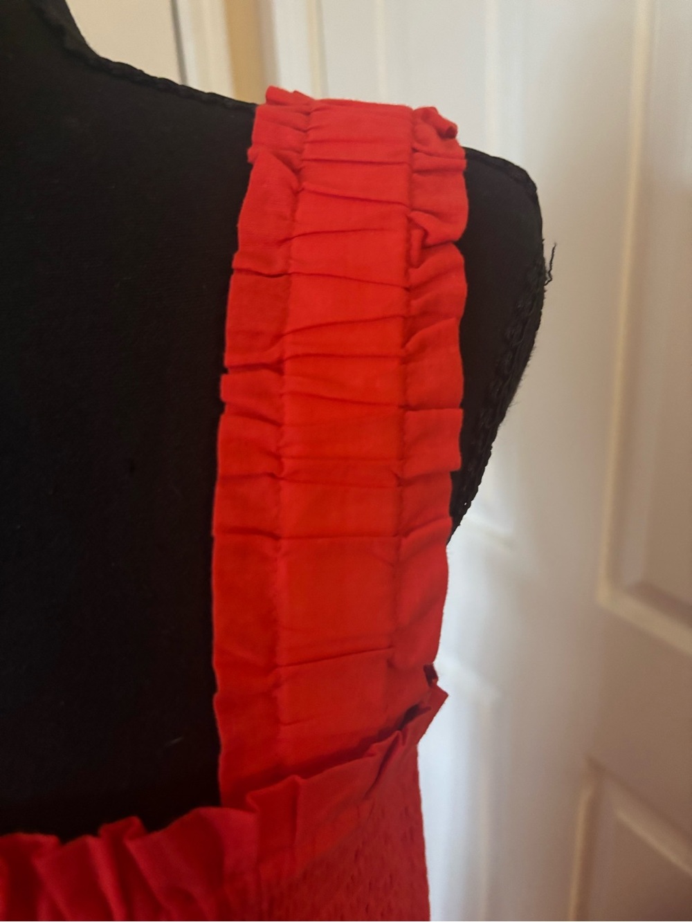 FARM Rio Red Ruffled Maxi Dress - Picture 3 of 9